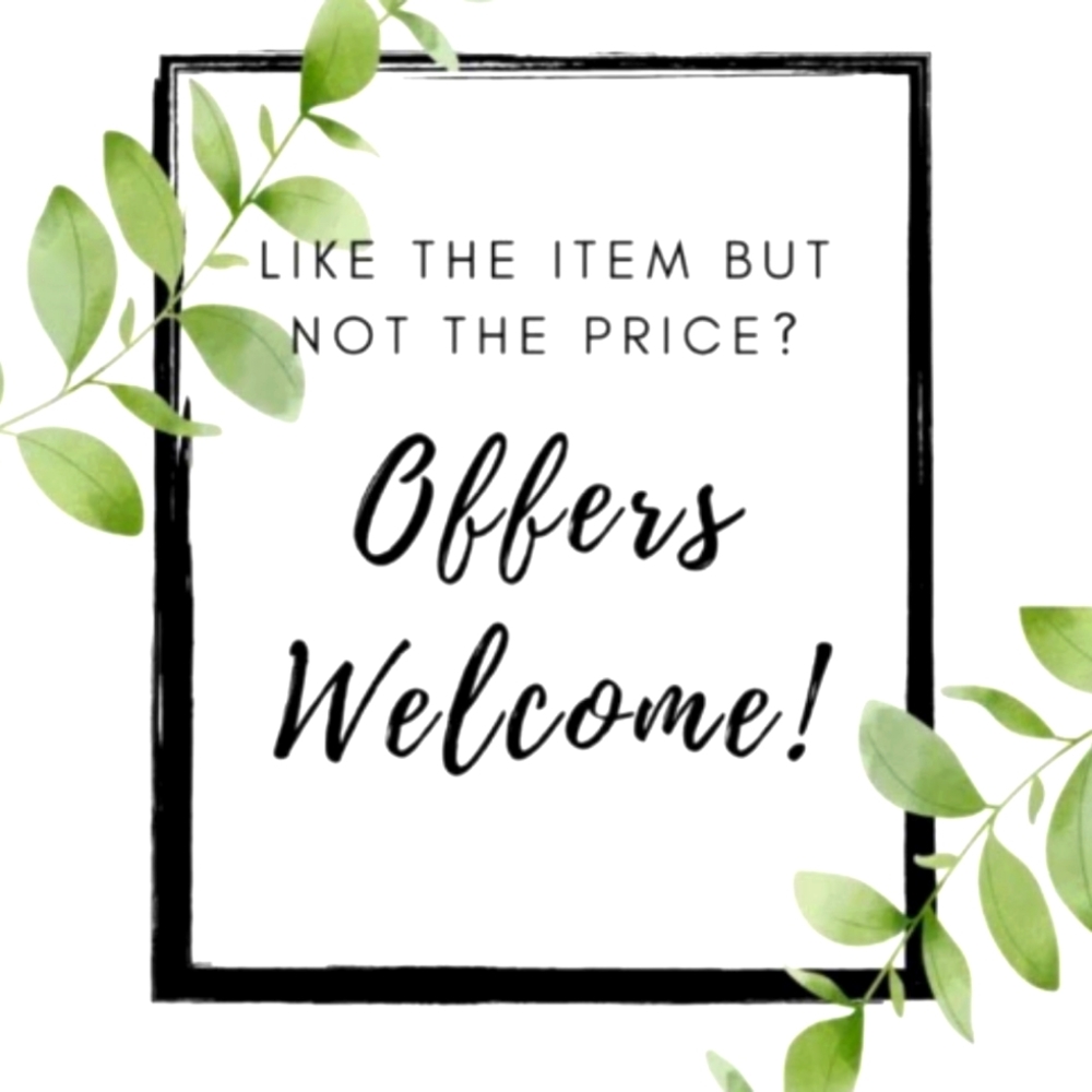 REASONABLE OFFERS ENCOURAGED & WELCOMED!!!!